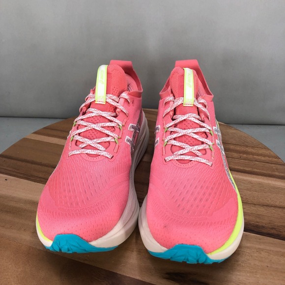 Asics Gel-Nimbus 27 TR Womens Trail Running Shoes Pink Glow Lime Size 10.5 US - Picture 2 of 7